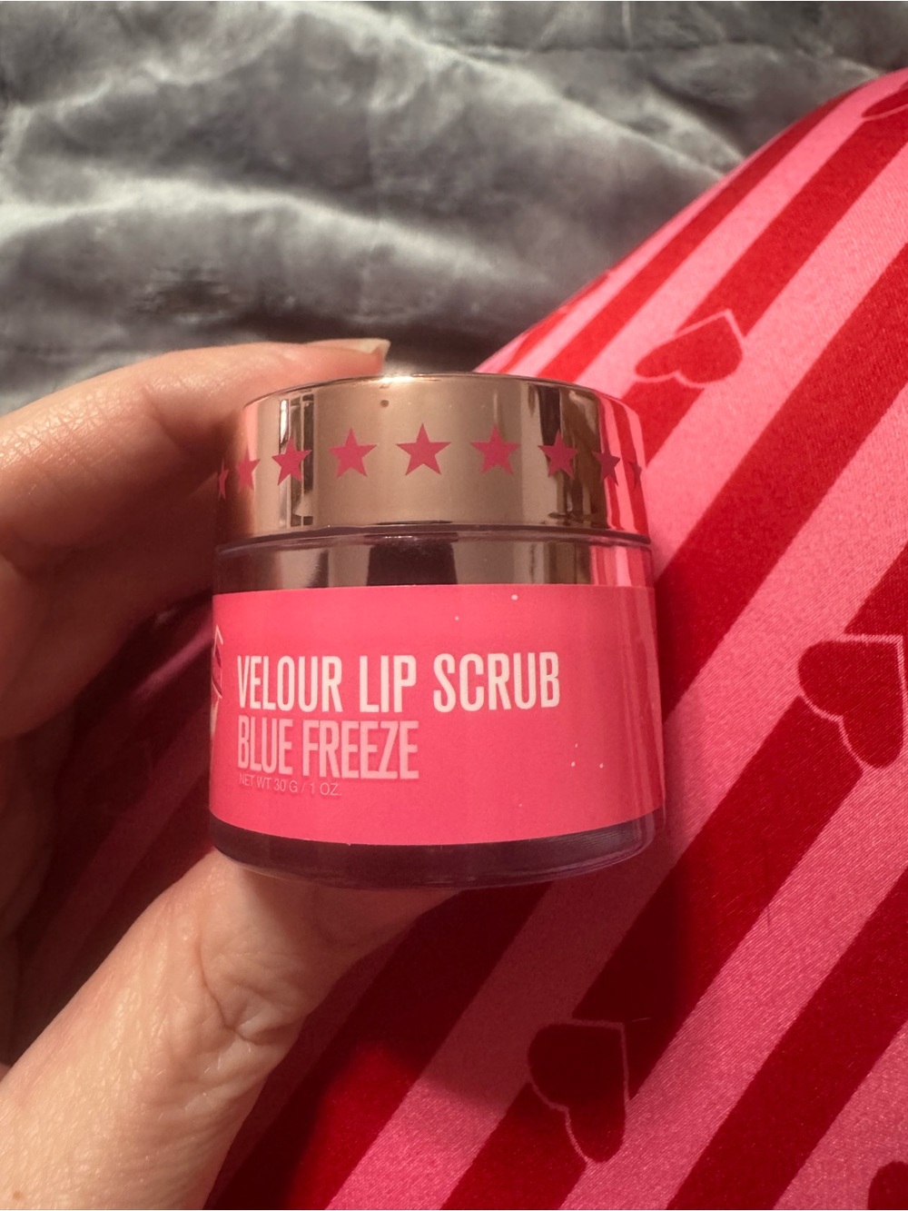Jeffree Star Velour Lip Scrub Blue Freeze